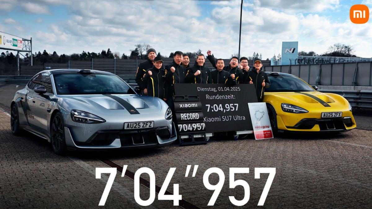 Xiaomi SU7 Ultra récord de vuelta